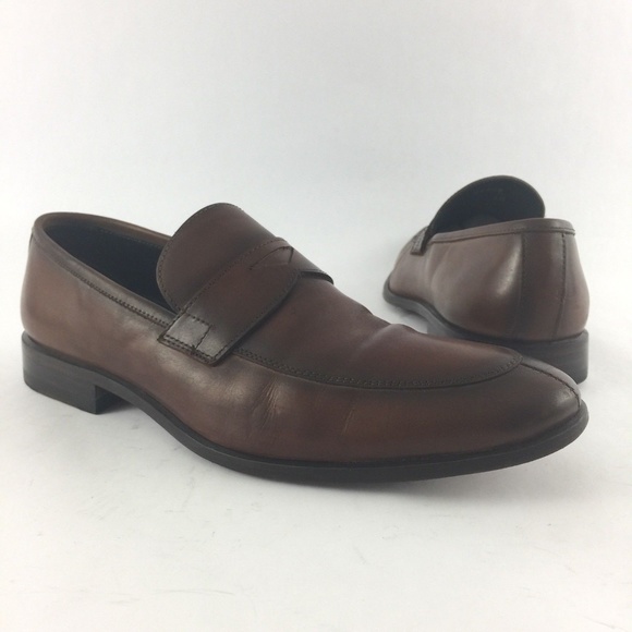 Louie Sao Paolo Genuine Leather Penny Loafers main image 4